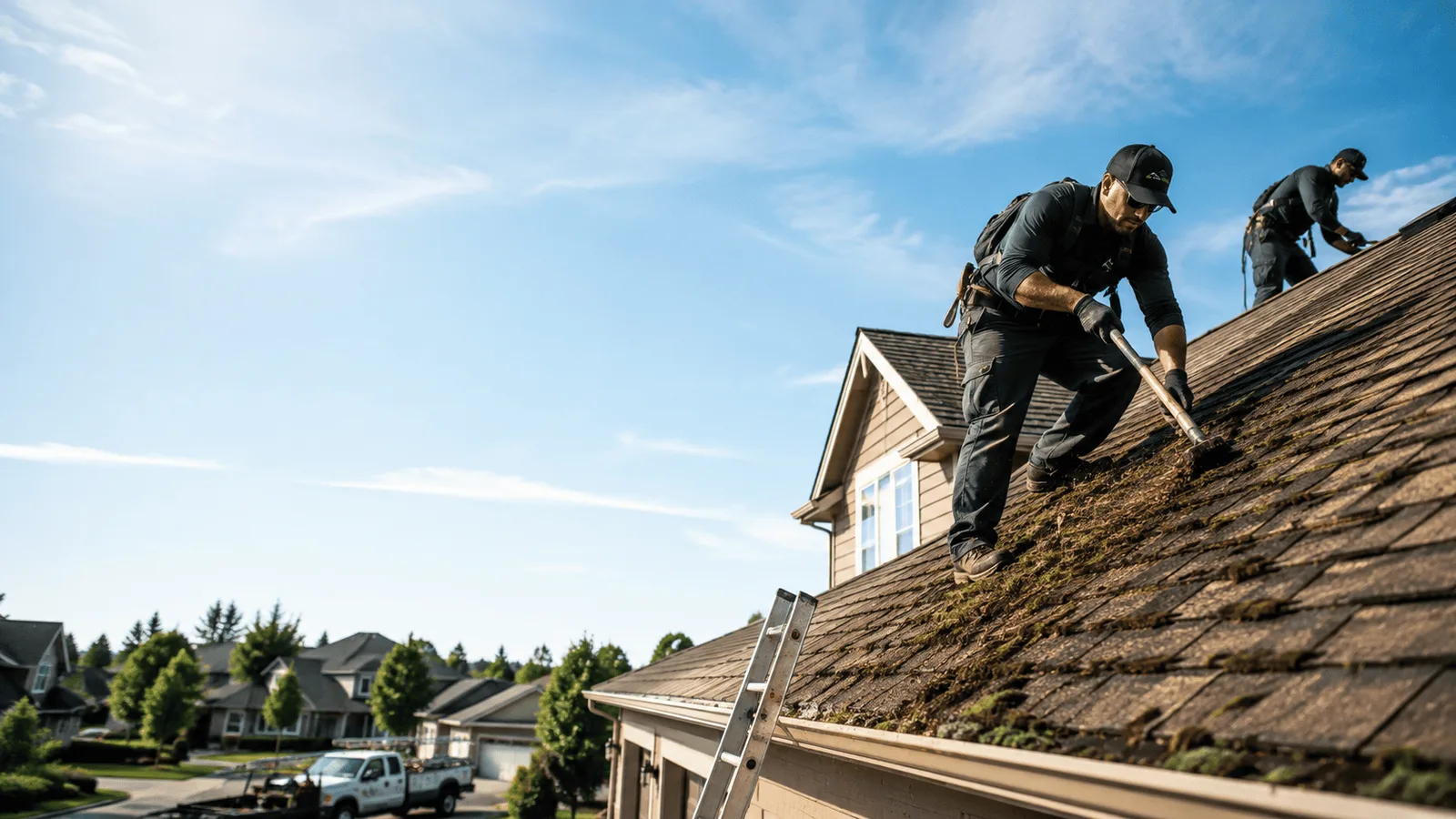 Roof Moss Removal in Bayside, CA near me